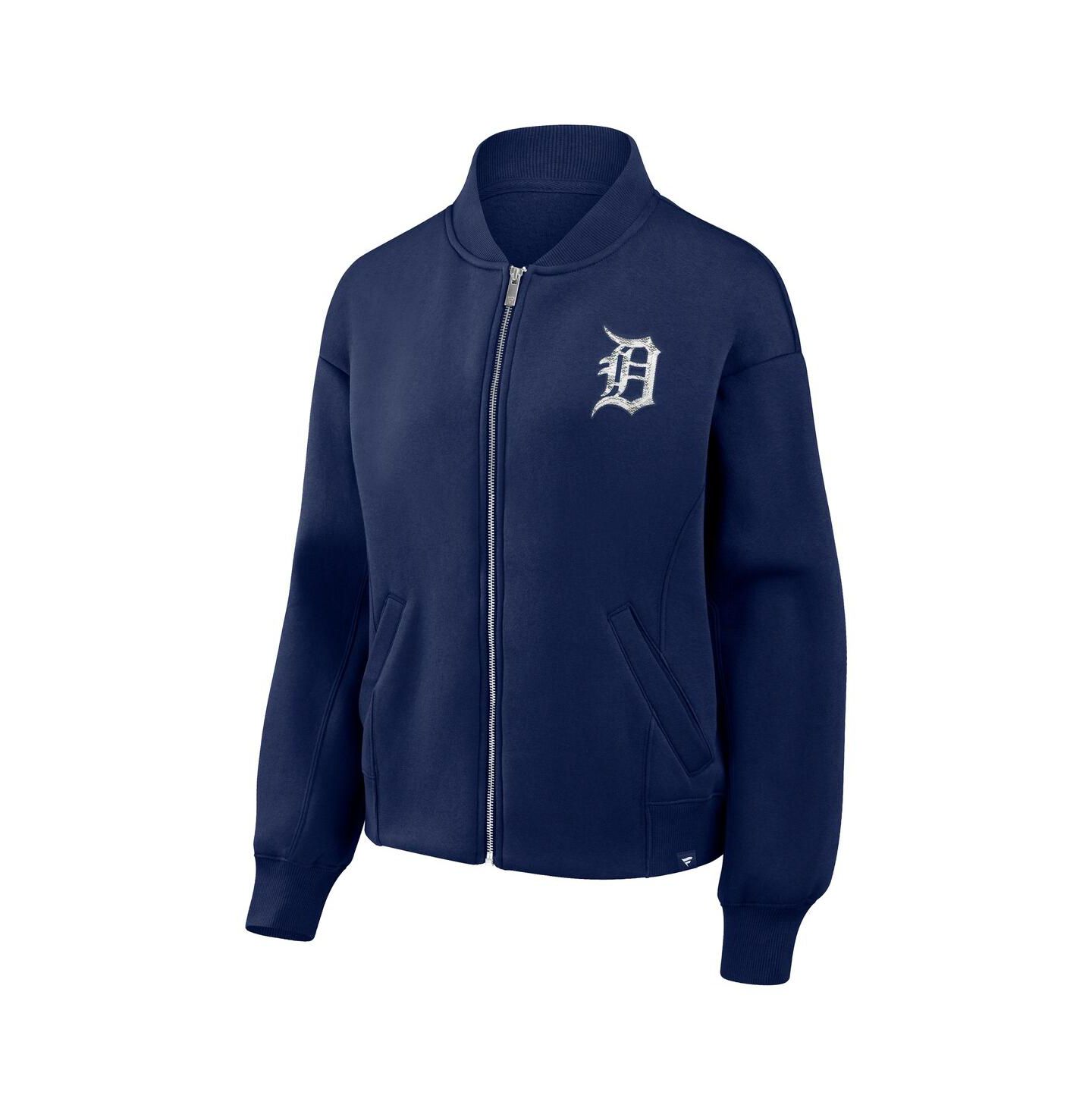 Женская куртка Fanatics Navy Detroit Tigers Oversized Rage Against Full-Zip — фото 2