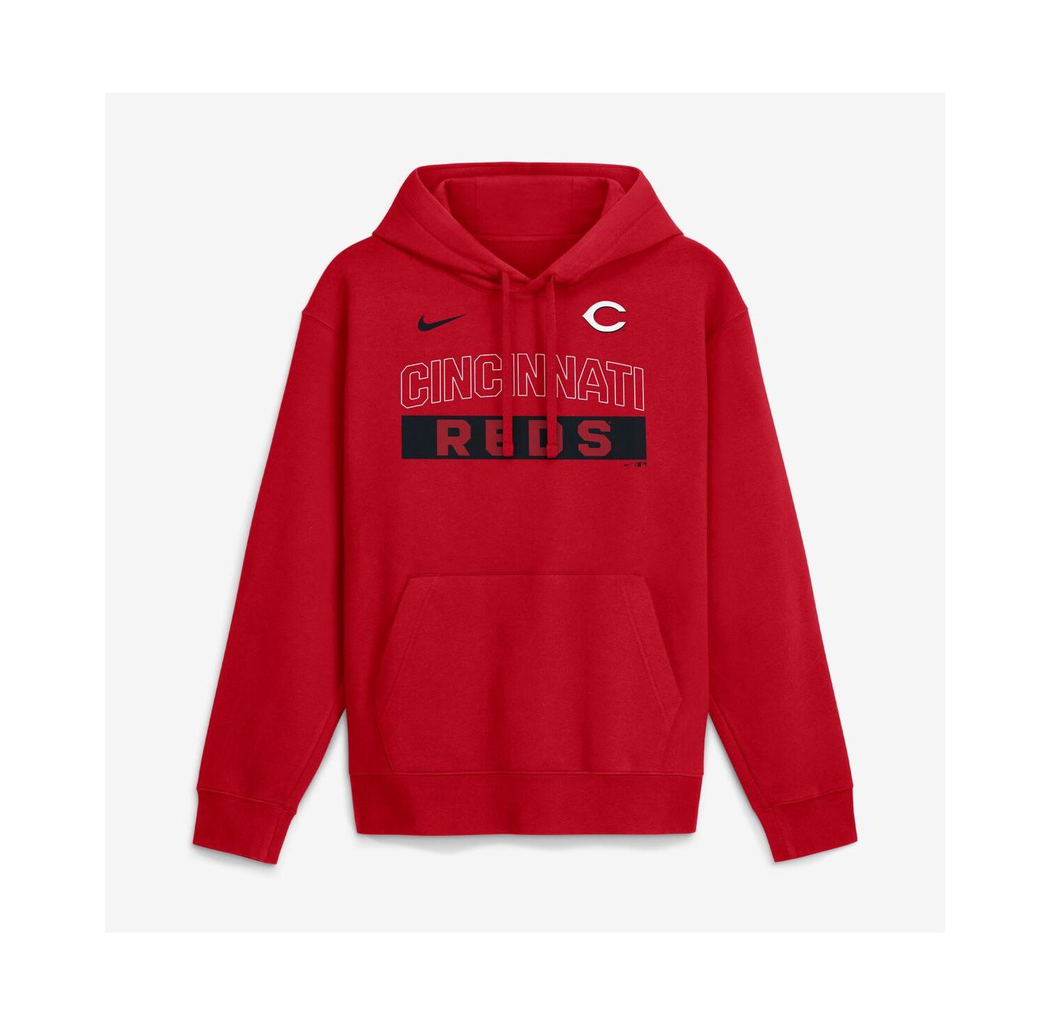 Men's Red Cincinnati Reds Primetime Club Hoodie