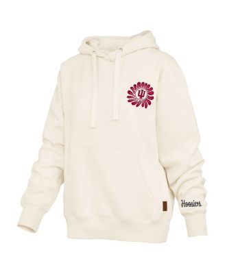 Women's Cream Indiana Hoosiers Elena Janise Hoodie
