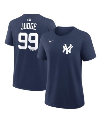 Women's Aaron Judge Navy New York Yankees Name & Number T-Shirt