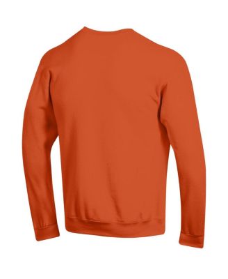 Men's Orange Illinois Fighting Illini Arch Over Logo Pullover Sweatshirt