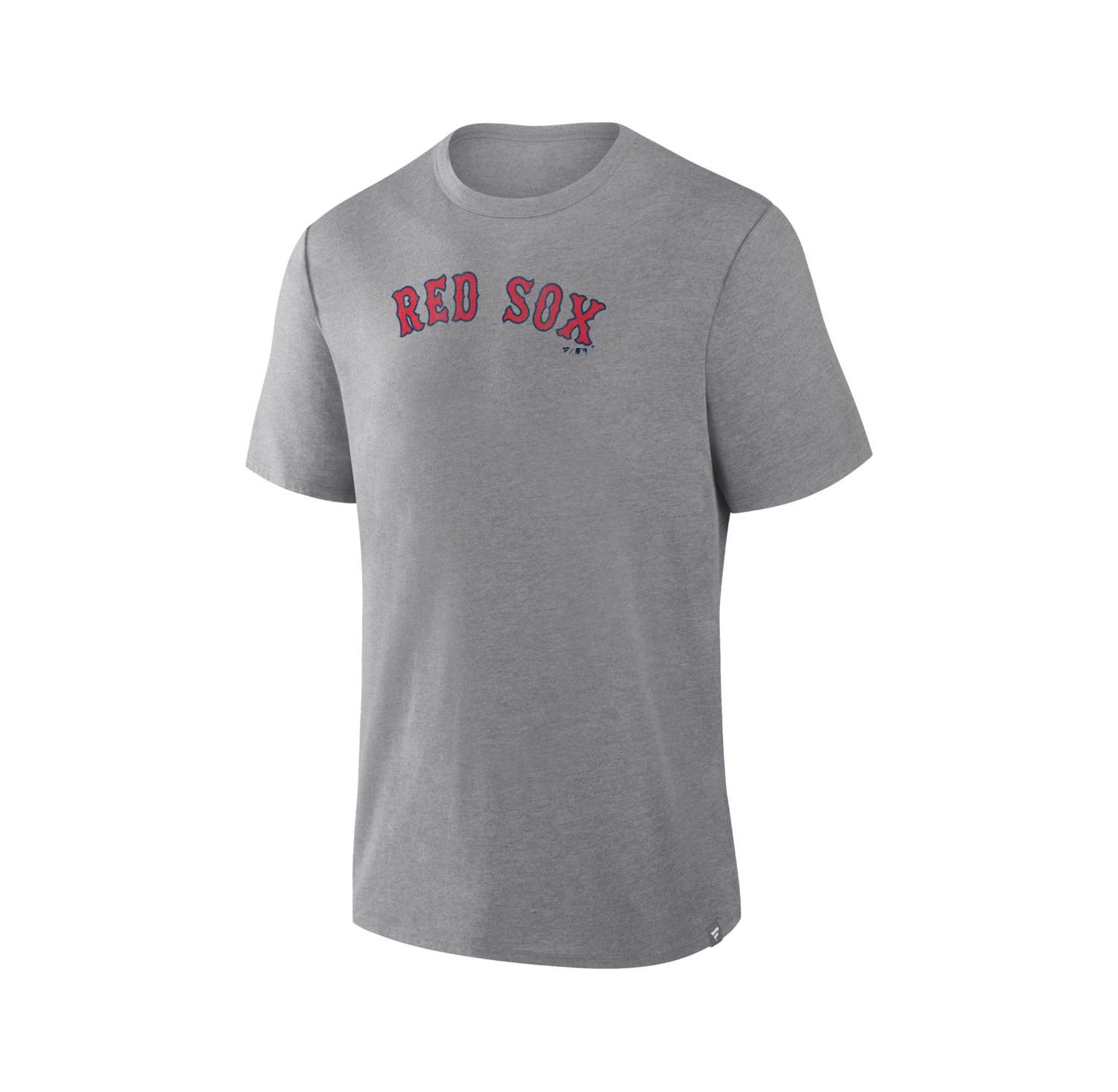 Men's Heather Gray Boston Red Sox Play Tribute Tri-Blend T-Shirt