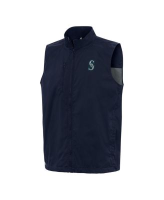 Men's Navy Seattle Mariners Brisk Full-Zip Vest