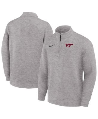 Men's Gray Virginia Tech Hokies Coaches Dri-FIT Half-Zip
