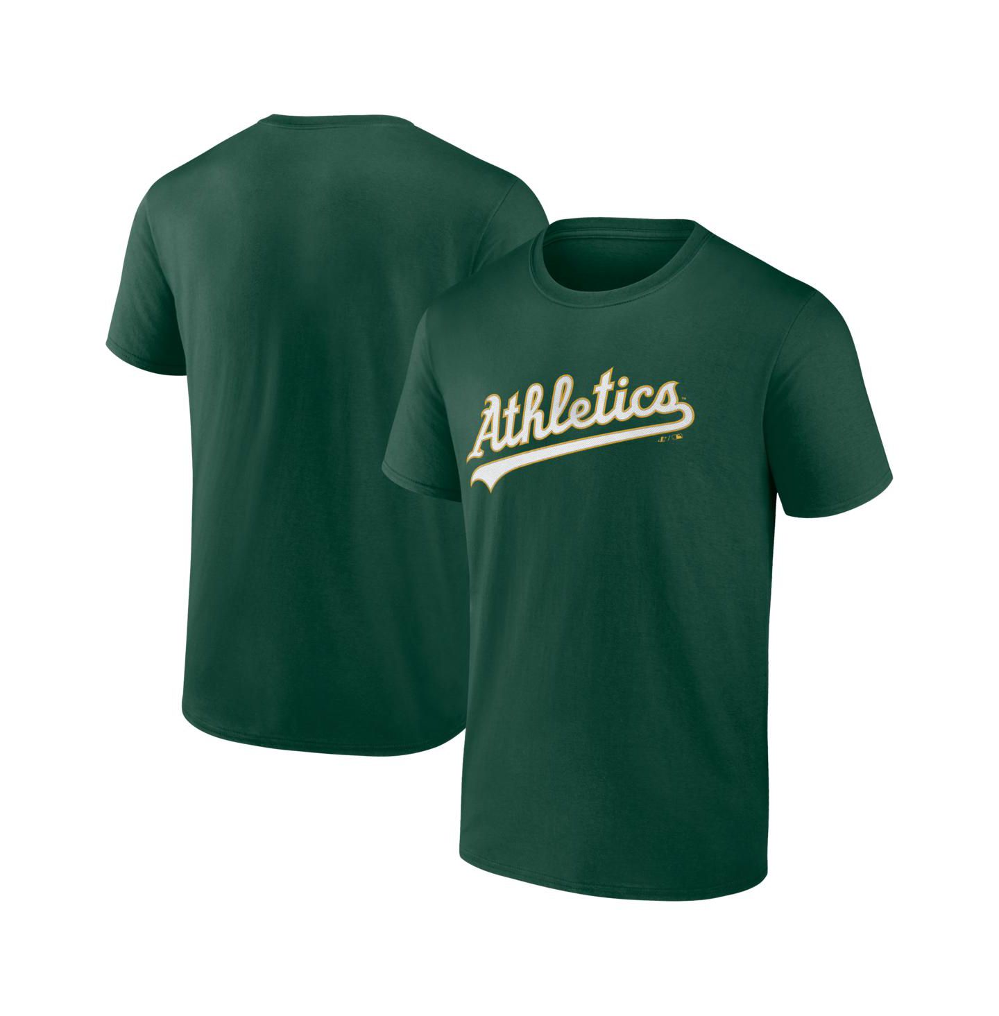 Мужская футболка Logo Athletic Green Athletics Wordmark — фото 1