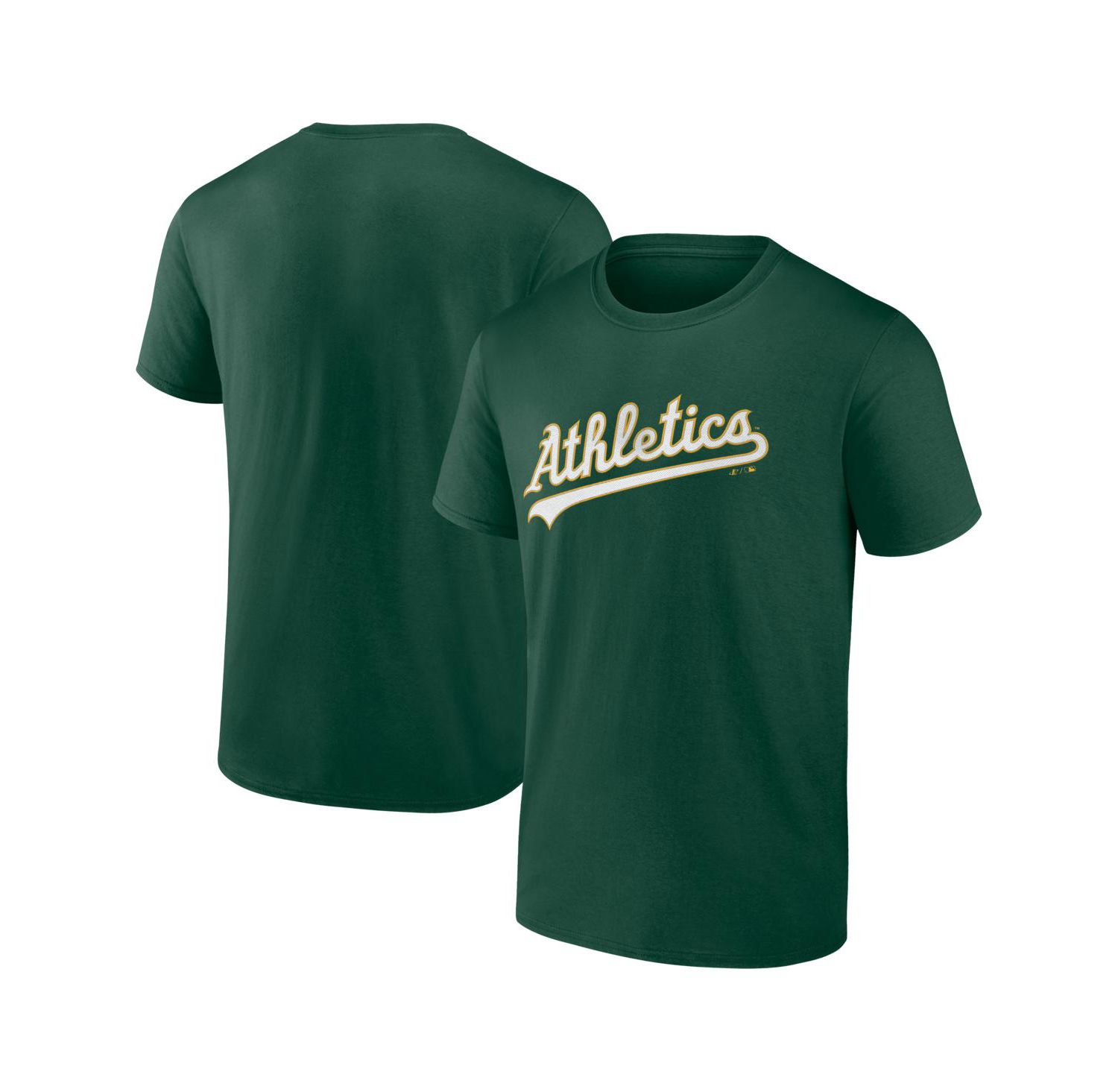 Men's Green Athletics Wordmark T-Shirt