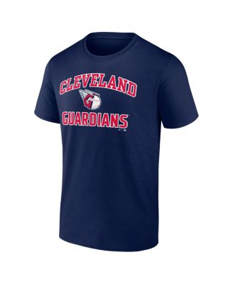 Men's Navy Cleveland Guardians Heart and Soul T-Shirt