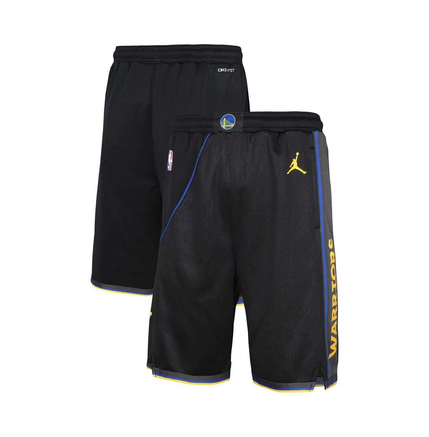Детские шорты Nike Black Golden State Warriors Authentic Statement Edition Swingman — фото 1