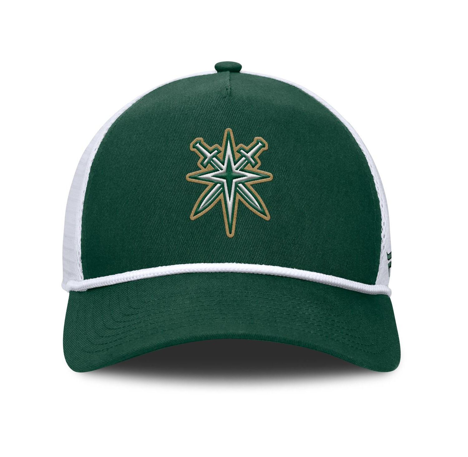 Men's Green/White Vegas Golden Knights Bermuda A-Frame Adjustable Hat