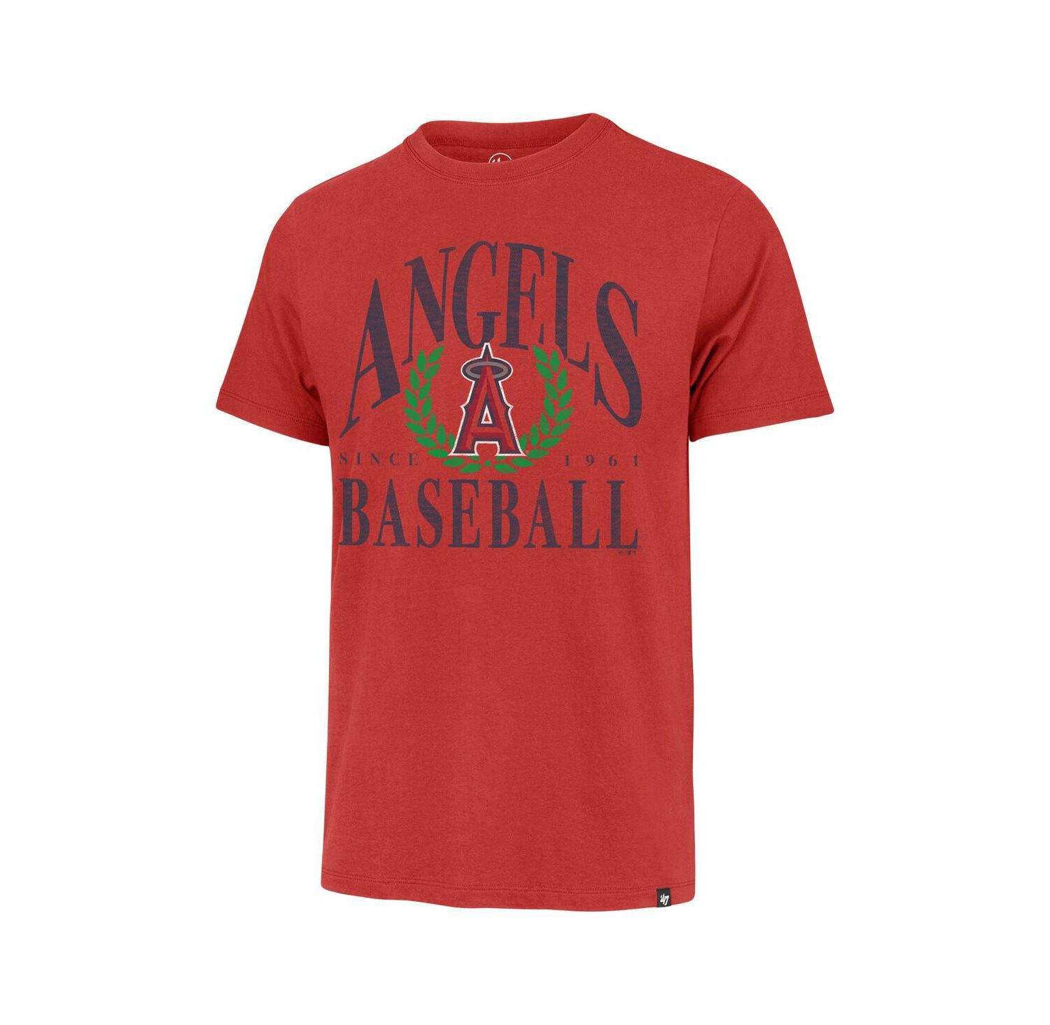 Men's Red Los Angeles Angels Pitchout Franklin T-Shirt