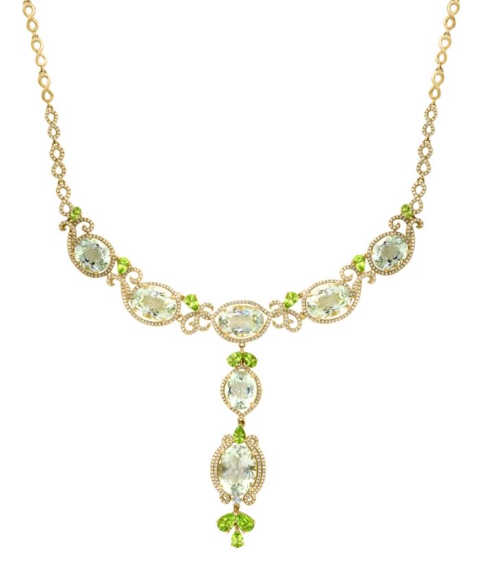LALI Jewels Green Amethyst (1/7 ct. t.w.), Peridot (1/5 ct. t.w.) &