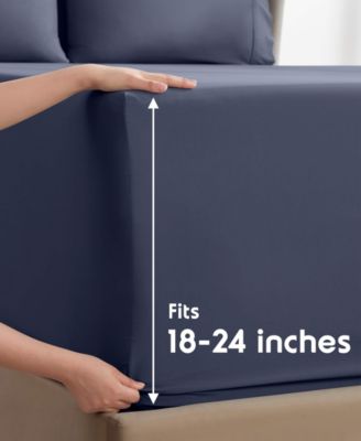 Extra Deep Pocket Microfiber 6-Pc. Sheet Set, King