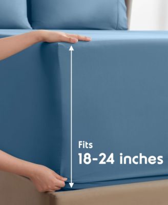 Extra Deep Pocket Microfiber 6-Pc. Sheet Set, King