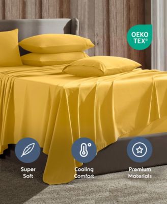 Extra Deep Pocket Microfiber 6-Pc. Sheet Set, Queen