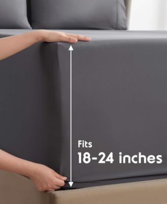 Extra Deep Pocket Microfiber 6-Pc. Sheet Set, Full