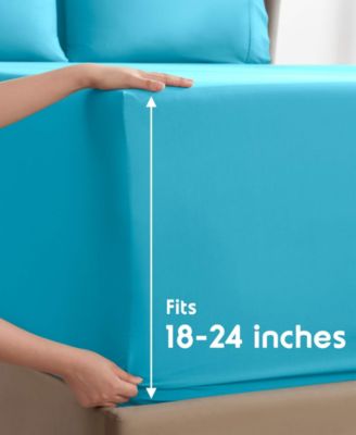 Extra Deep Pocket Microfiber 6-Pc. Sheet Set, Full