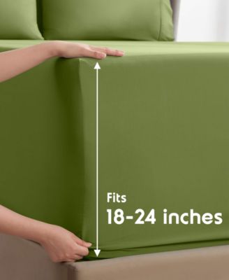 Extra Deep Pocket Microfiber 6-Pc. Sheet Set, Full