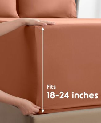 Extra Deep Pocket Microfiber 6-Pc. Sheet Set, Full
