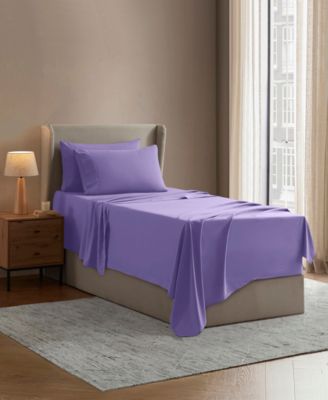 Extra Deep Pocket Microfiber 4-Pc. Sheet Set, Twin