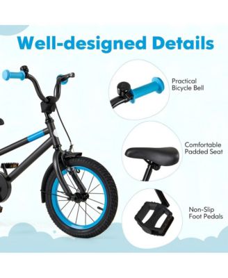 14 Inch Kids Bike with Adjustable Handlebar and Saddle