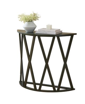 Vienna Console Table - Semicircular Side Coffee Table for Living Room, Bedroom