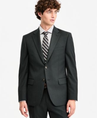Men's Modern-Fit Flannel Suit Jacket