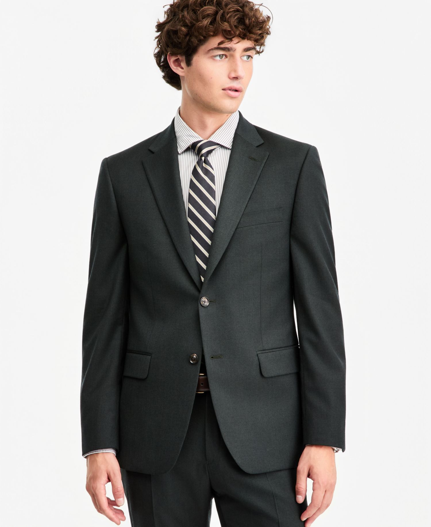 Men's Modern-Fit Flannel Suit Jacket