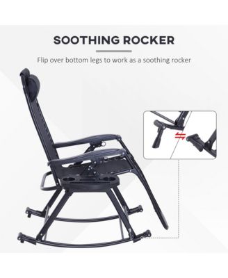 Rocking Zero Gravity Folding Lounge Chair