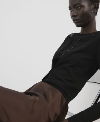 Women's Combined Knitted Sweater