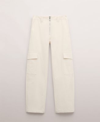 Women's Mid-Rise Pockets Cargo Pants
