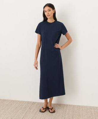 Women's Organic Cotton Slub Easy Tee Maxi Dress
