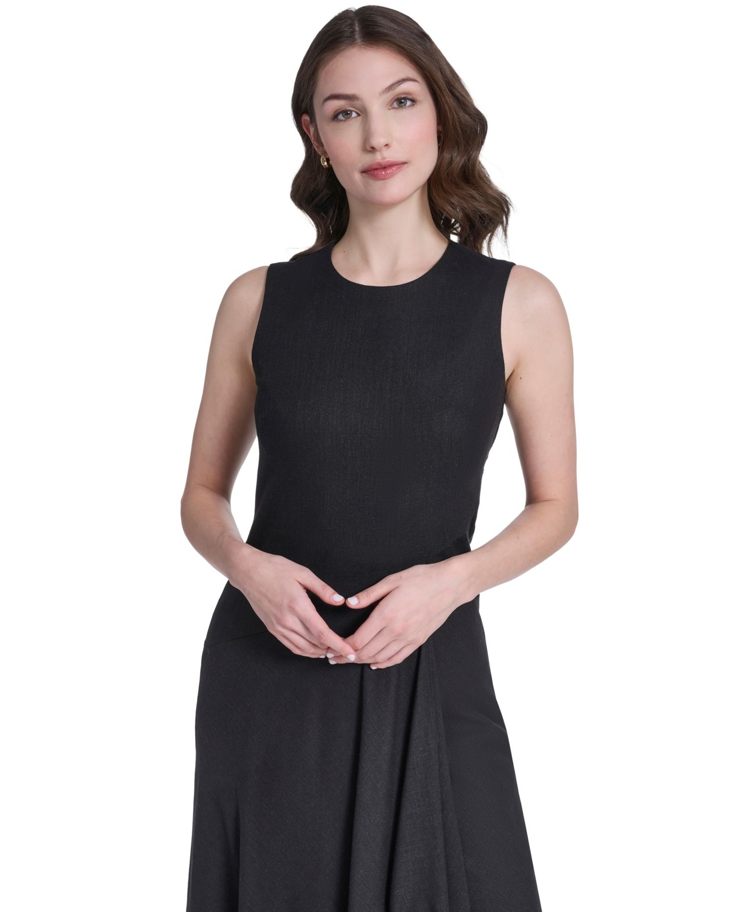 Women's Crewneck Midi Dress