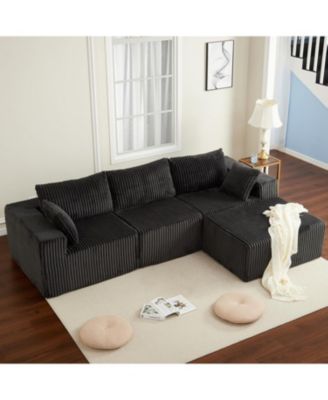 Couches for Living Room,108 Inch Boneless CouchOversized Modular Sectional Sofas for Living Room, Cloud Sectional Couch