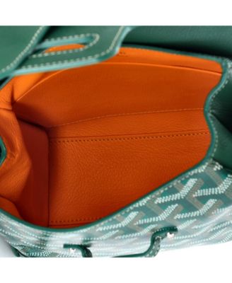 Mini Saigon Top Handle Bag Coated Canvas with Leather