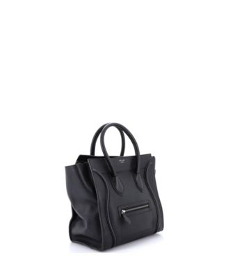 Mini Luggage Bag Grainy Leather