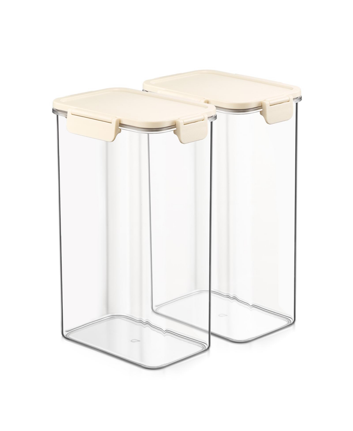 Sorbus Pack Airtight Food Storage Container – Clear Stackable Canister for Pantry, Rice, Pasta