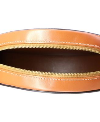 Triomphe Oval Crossbody Bag Leather