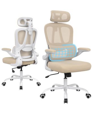 Ergonomic Office Chair, Adjustable Swivel Desk Chair with Headrest and Lumbar Support, Computer Chair for Home Office