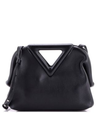 Small Point Shoulder Bag Leather