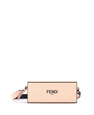 Logo Horizontal Box Crossbody Bag Leather