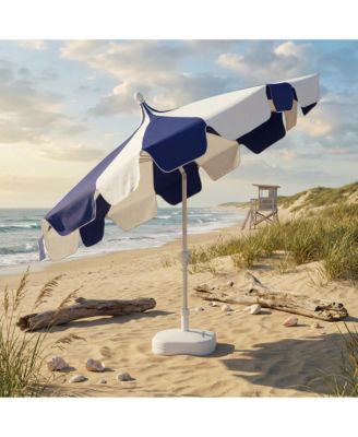 10 ft. Pagoda Patio Umbrella with Crank Lift and Tilt Adjustable