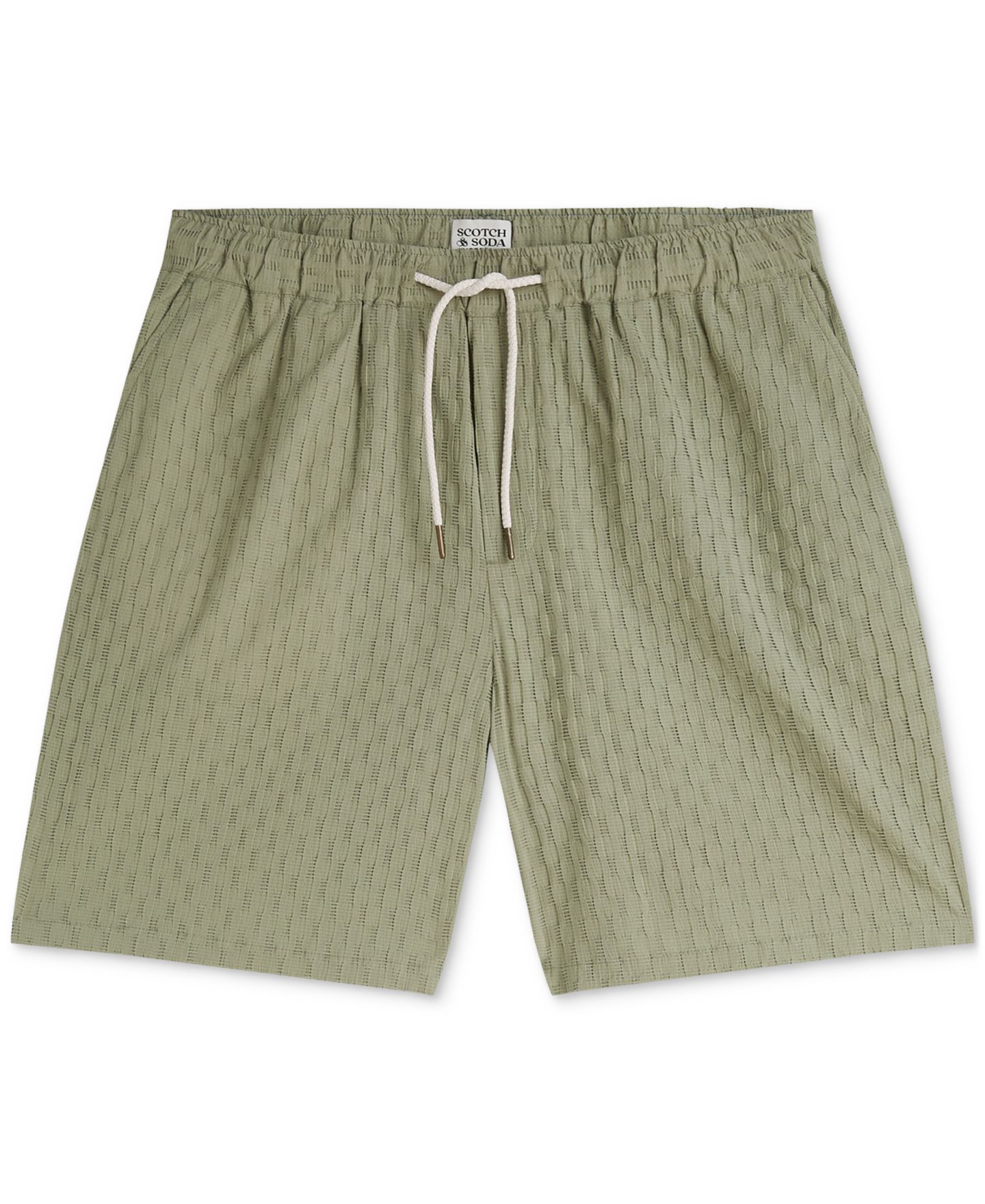 Мужские шорты SCOTCH & SODA Mid Rise Bermuda, цвет: Зелёный — фото 5