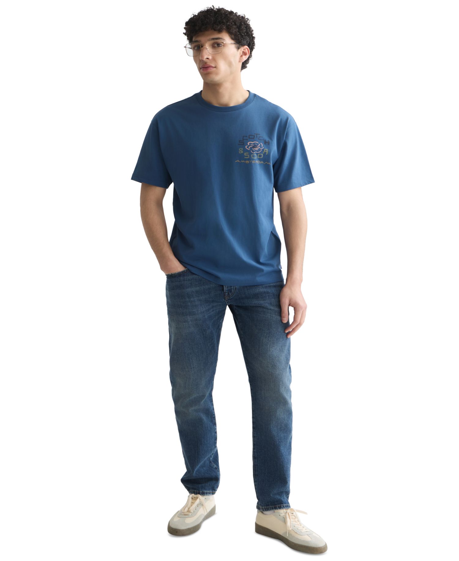 Men's Short-Sleeve Mosaic Graphic T-Shirt