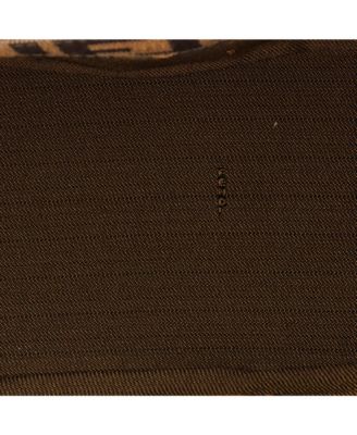 Small Vintage Lock Top Handle Vanity Bag Zucca Canvas