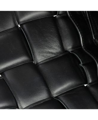 Small Cassette Crossbody Bag Padded Maxi Intrecciato Leather