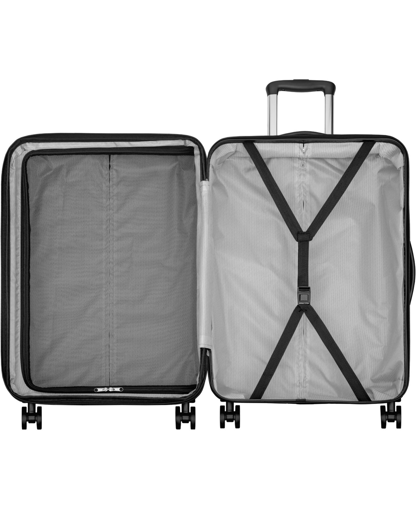 Чемодан Total Travelware Everest Large Expandable Check-In Spinner, цвет: Чёрный — фото 5