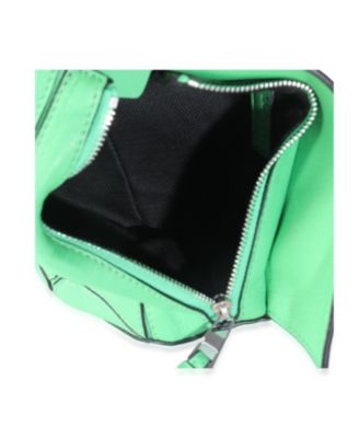 Jungle Green Calfskin Mini Puzzle Belt Bag