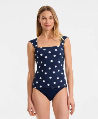 Women's Square Neck Underwire Tankini Top