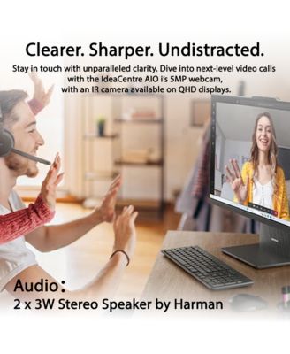 IdeaCentre I All-in-One Intel Core i7 16GB RAM Intel UHD Graphics 2TB SSD Storage Windows 11 Pro 100Hz