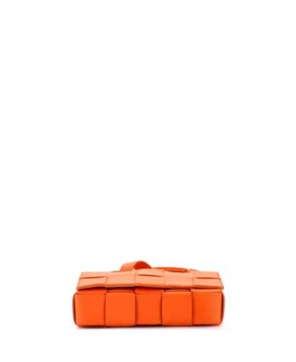 Small Cassette Crossbody Bag Maxi Intrecciato Leather